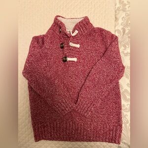 Cat & Jack Red Knit Sweater